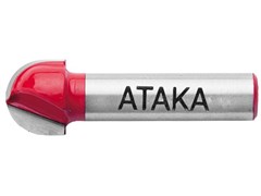 Фреза пазовая галтельная d=12,7*25*8 мм АТАКА