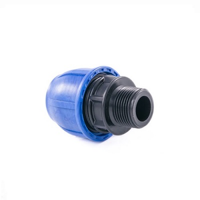 Муфта компрессионная Ø20 - 1/2"НР ПНД