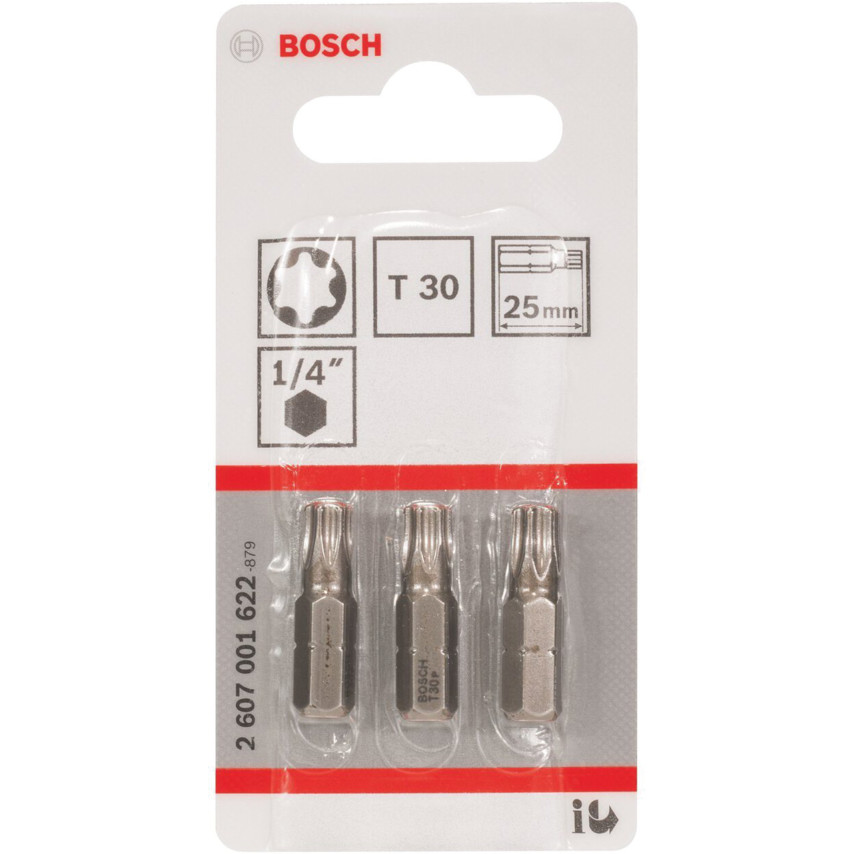 Бита BOSCH 25 мм ТORX T30 XH (упак.)