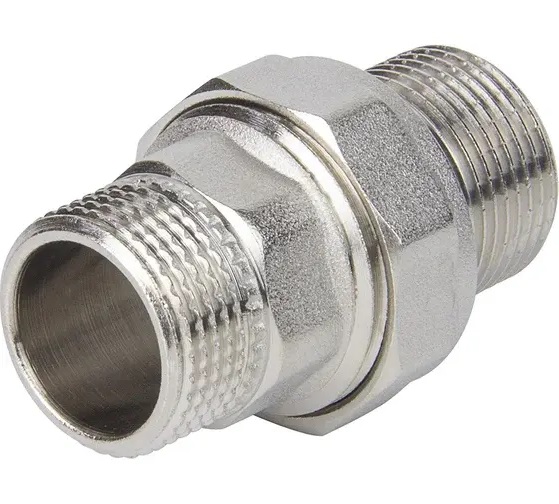 Американка ZEISSLER прямая латунная 1/2"Mx1/2"M
