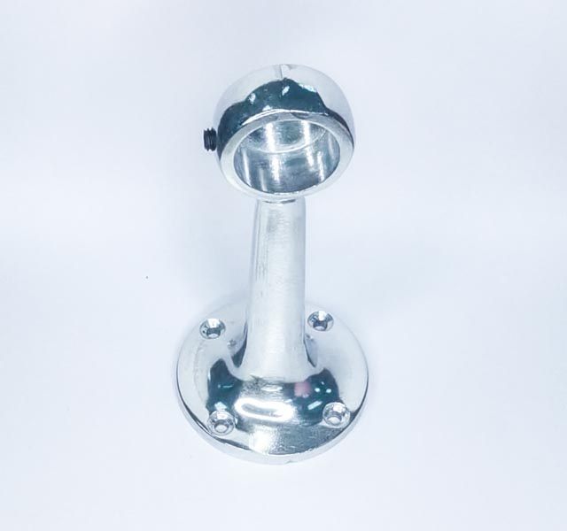 GP 65 (R-50А) CHROME (держатель трубы торцевой усилен)