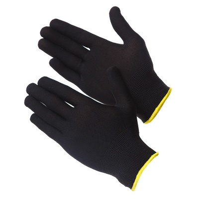 GWARD Touch black перчатки нейлон черные без покрытия ( S )