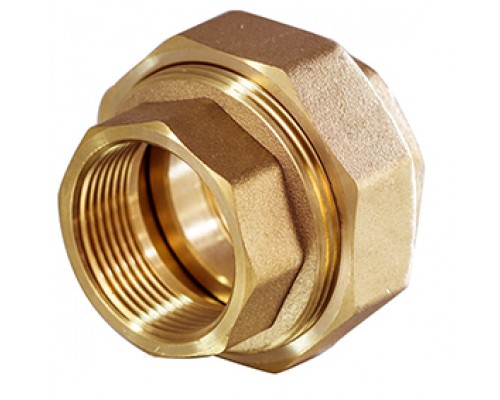 Американка TIM HKS044 прямая латунная 1"Fx1"F