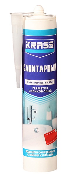 KRASS герм силикон санитарный Белый 300мл
