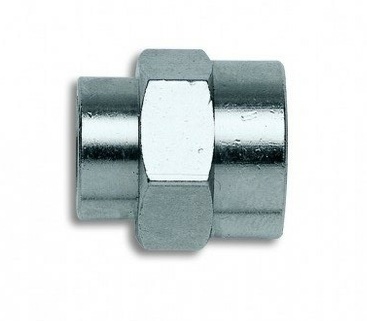 Переходник 1225/3 280/5 f1/4*F1/4 цилиндр. муфта.