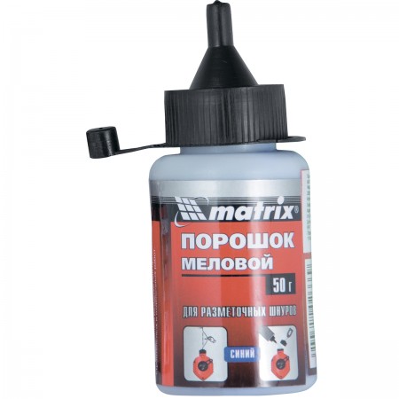 Порошок меловой синий,50г,для разм.шнуров MATRIX