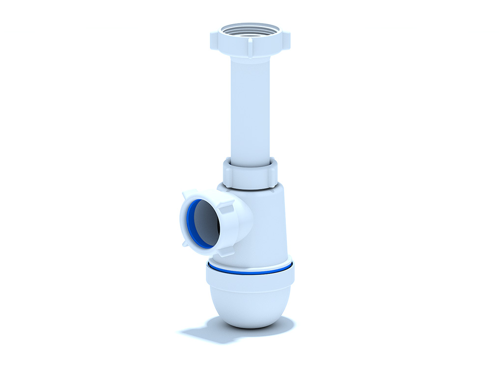Сифон для мойки АНИ C0120   1 1/2"*40 без выпуска