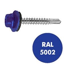 Саморез 4,8*51 RAL5002 кровельный по дереву синий