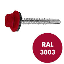 Саморез 4,8*70 RAL3003 кровельный по дереву красны