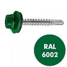 Саморез 5,5*19 RAL6002 кровельный по мет. зеленый