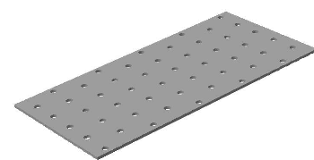 Подвес прямой 60*270*0,7 оцинк