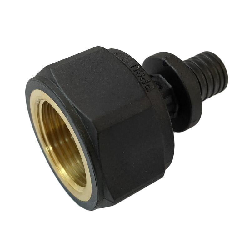 Муфта латунная Varmega Slide-fit с Ø16-1/2"ВР
