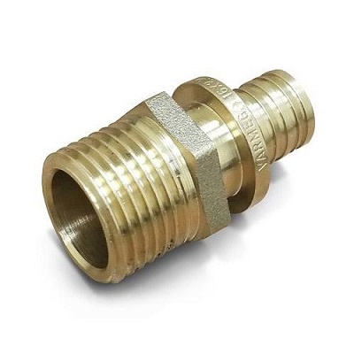 Муфта латунная Varmega Slide-fit Ø20-1/2"НР