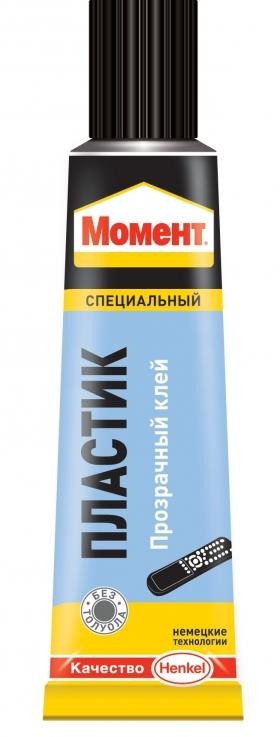 Клей момент "Пластик" (30мл) в шоубоксе