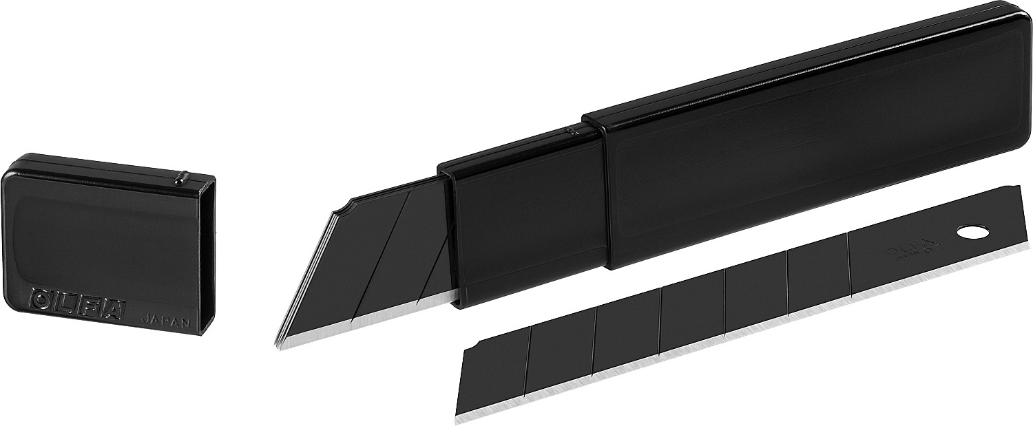 Лезвие 25 мм. OLFA "BLACK MAX" сегментированное, 5 шт. // ЗУБР