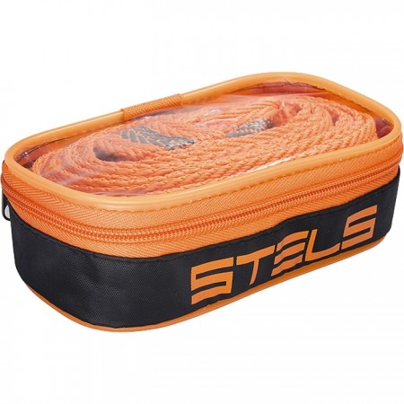 Трос буксировочный 5 тонн, 2 крюка, сумка на молнии STELS