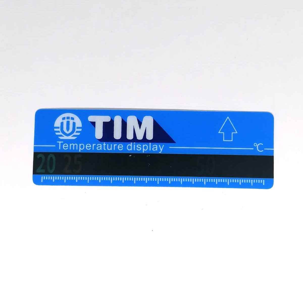 Термометр-полоска на коллекторах обратки (синий) M323-2 TIM