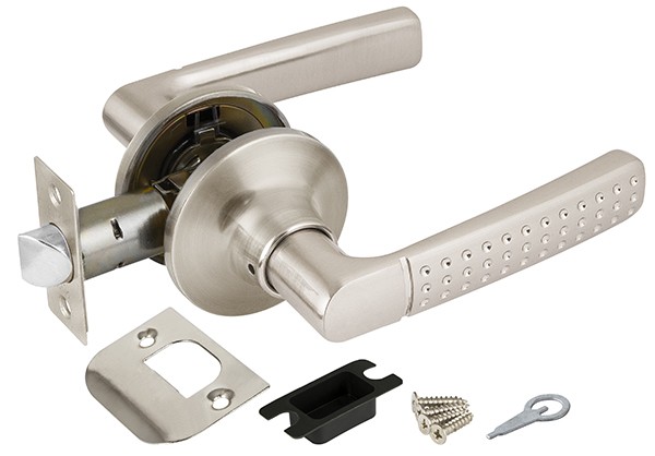 Ручка защелка DK626 SN-PS (6026 SN-P) (без фик.) мат. никель (36837) (PUNTO)