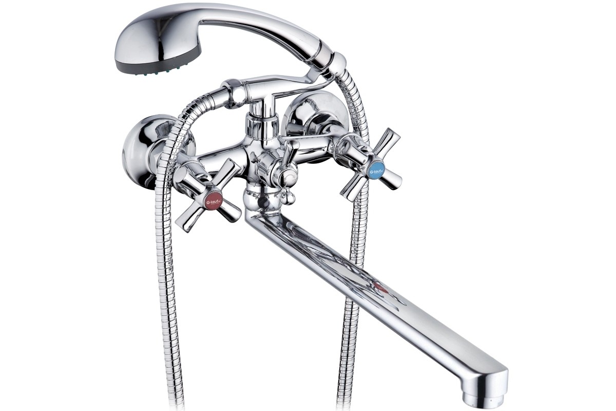 Смеситель G Lauf QFR7-C827 для ванны гусак 32 см