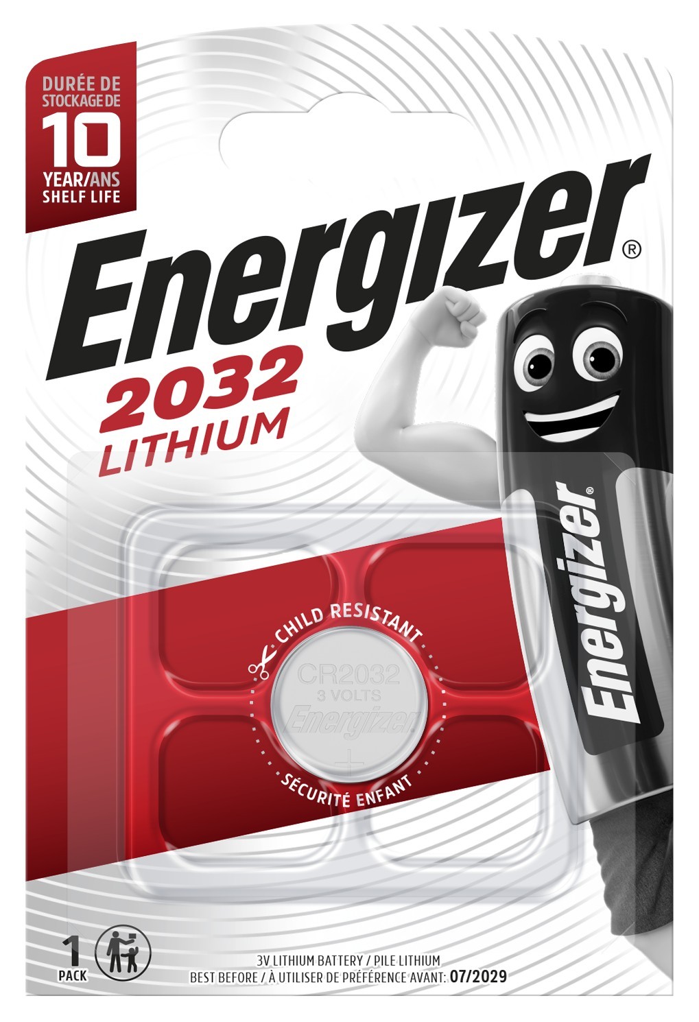 Батарейка Energizer 2032 BL-1