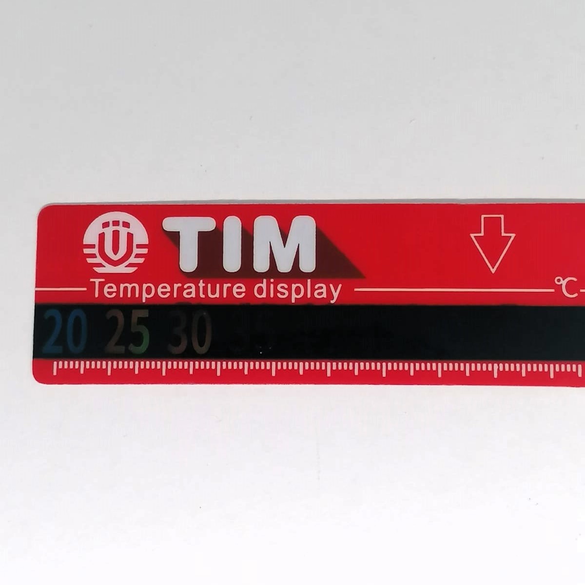 Термометр-полоска на коллекторах подачи (красный) M323-1 TIM