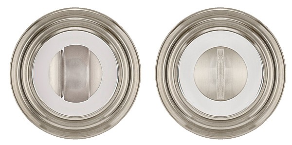 Ручка поворотная BK6 ML SN/CP-3 мат.ник.хром PUNTO