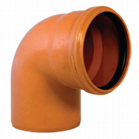 Отвод (ORANGE) 110х87° нар. канализации "RTP"