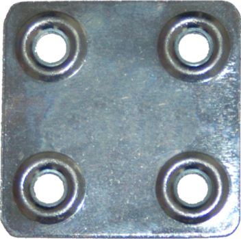 Пластина крепежная ПК 40*40*1,2 цинк